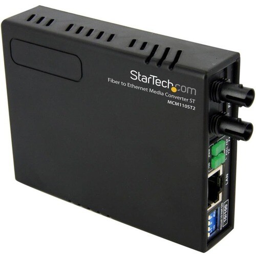 Startech.Com 10/100 Multi Mode Fiber Copper Fast Ethernet Media Converter ST 2 Km