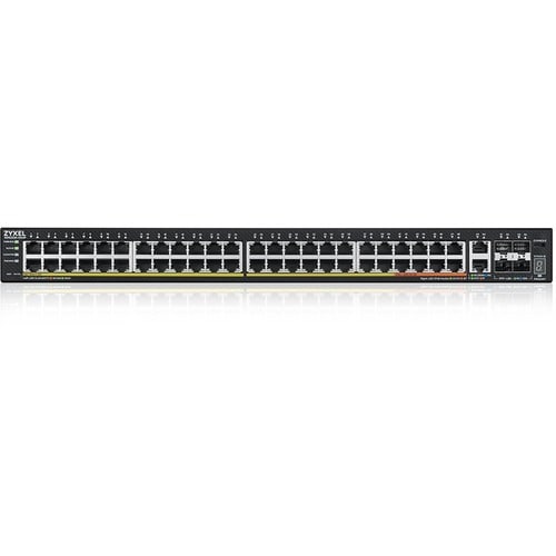 Zyxel 48-port GbE L3 Access PoE+ Switch with 6 10G Uplink (600 W)