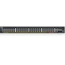 Zyxel 48-port GbE L3 Access PoE+ Switch with 6 10G Uplink (600 W)