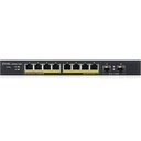 Zyxel 8-port GbE Smart Managed PoE Switch with GbE Uplink