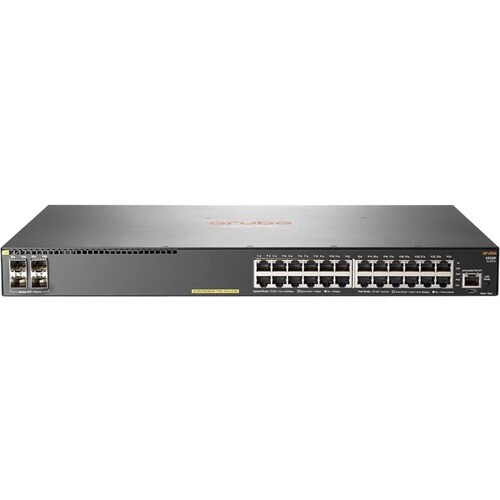 Hewlett Packard Enterprise Aruba 2930F 24G PoE+ 4SFP+ TAA-compliant Switch