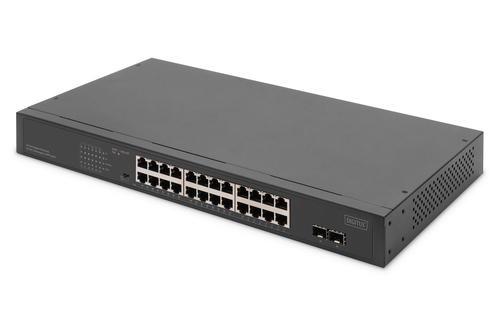 Digitus 24-Port Gigabit + 2-Port Gigabit SFP Unm