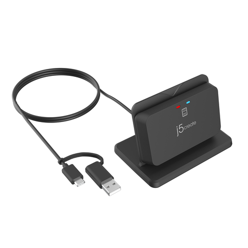 J5create USB SMART CARD / CAC READER STAND