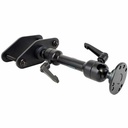 Gamber Johnson 4" Diamond Mount with 6" Medium Dog-Bone and AMPs Plate