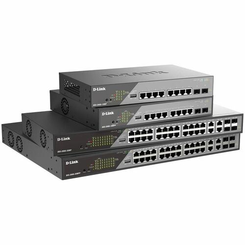 D-Link Gigabit PoE Smart Surveillance Switches