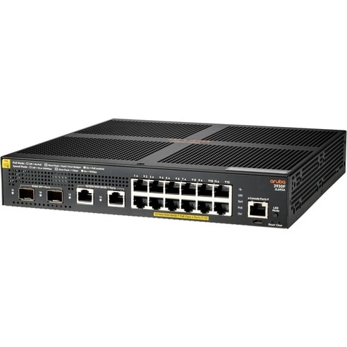 Hewlett Packard Enterprise 2930F 12G PoE+ 2G/2SFP+ Switch
