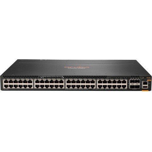 Hewlett Packard Enterprise 6300M 48-port 1GbE and 4-port SFP56 Power-to-Port 2 Fan Trays 1 PSU Bundle
