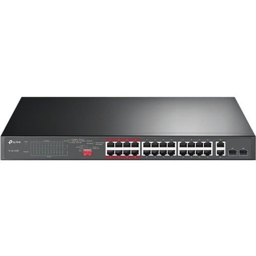 Tp-Link 24-Port 10/100Mbps + 2-Port Gigabit Unmanaged PoE+ Switch