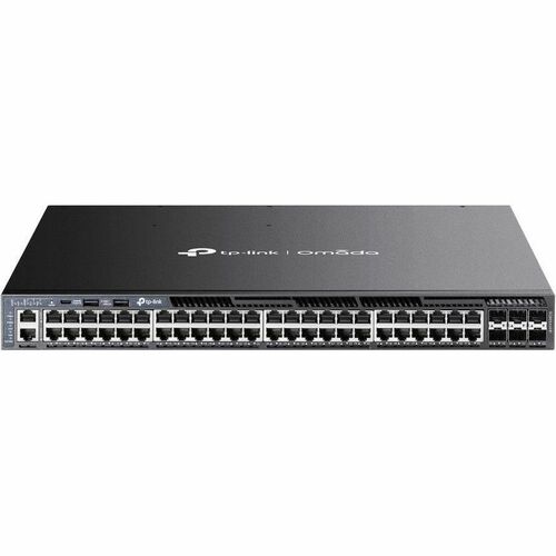 Tp-Link Omada 48-Port Gigabit Stackable L3 Managed PoE+ Switch with 6 10G Slots