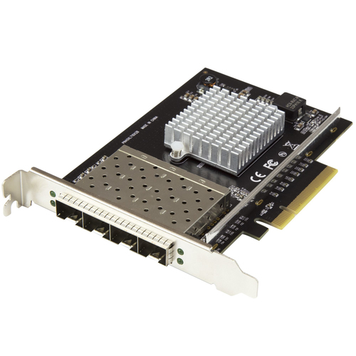 Startech.Com Quad-Port SFP+ Server Network Card - PCI Express - Intel XL710 Chip