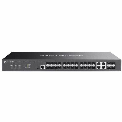 Tp-Link 24-Port SFP L2+ Managed Switch with 4 10GE SFP+ Slots