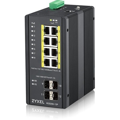 Zyxel 12-port GbE Managed PoE Switch