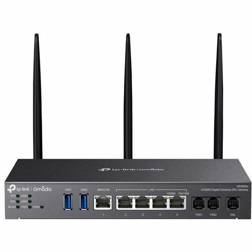 Tp-Link DR3650v Omada AX3000 Wi-Fi 6 Gigabit Desktop DSL Gateway