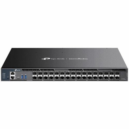 Tp-Link Omada 26-Port 10G Stackable L3 Managed Aggregation Switch with 6 25G Slots