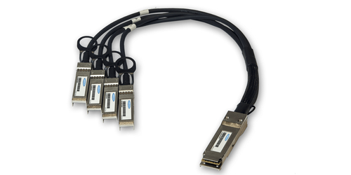 Origin Storage QSFP+/SFP+ Splitter Network Cable