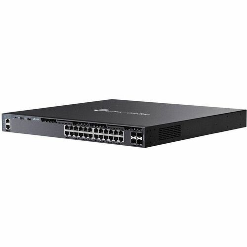 Tp-Link Omada 24-Port Gigabit Stackable L3 Managed PoE+ Switch with 4 10G Slots