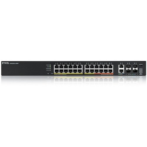Zyxel 24-port GbE L3 Access PoE+ Switch with 6 10G Uplink (400 W)