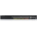 Zyxel 24-port GbE L3 Access PoE+ Switch with 6 10G Uplink (400 W)