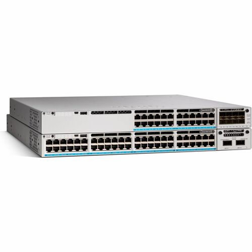 Cisco Catalyst 9300 48-Port 1G Copper With Fixed 4x10G/1G SFP+ Uplinks, Full PoE+, Advanced or Enterprise