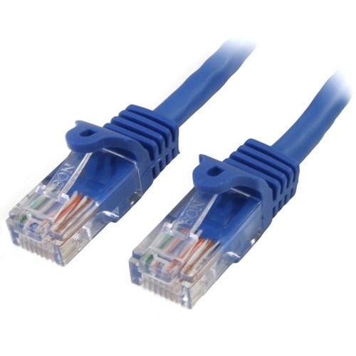 Startech.Com 1 m Blue Cat5e Snagless RJ45 UTP Patch Cable - 1m Patch Cord