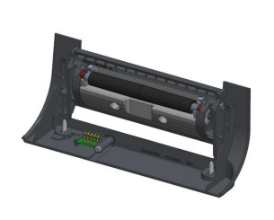 Zebra Dispenser, Front Bezel