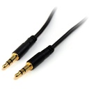 Startech.Com 15 ft Slim 3.5mm Stereo Audio Cable - M/M