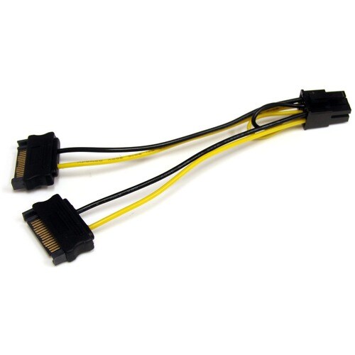 Startech.Com 6in SATA Power to 6 Pin PCI Express Video Card Power Cable Adapter