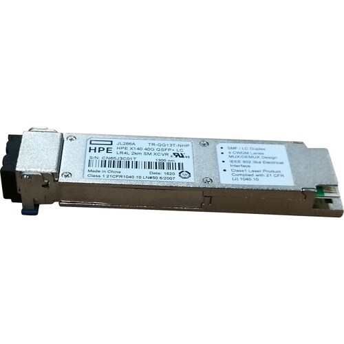 Aruba X140 40G QSFP+ LC LR4L 2KM SM Transceiver