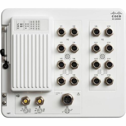 Cisco Catalyst IE3400 Heavy Duty w/ 16 GE M12 interfaces, IP67, Network Essentials