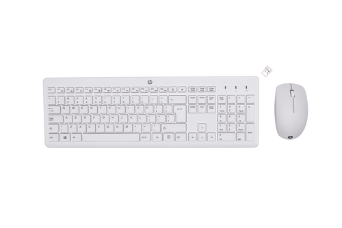 HP 230 WL Keyboard and Mouse Combo WHT
