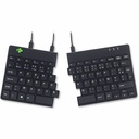 R-Go Split Break Ergonomic Keyboard, AZERTY (FR), Wired, Black