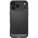 Spigen Rugged Armor MagSafe, matte black - iPhone 17 Pro