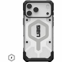 Urban Armor Gear Pathfinder Clear iPhone 17 Pro Max Case - Ice/Silver