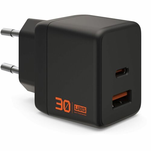 Urban Armor Gear SRGE (EU) 30W 2 Port Wall Charger - Black