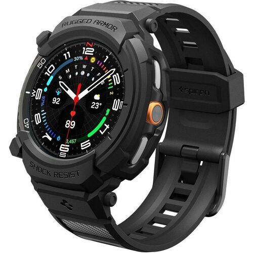 Spigen Watch 8 Classic (46mm) Case + Band Rugged Armor Pro