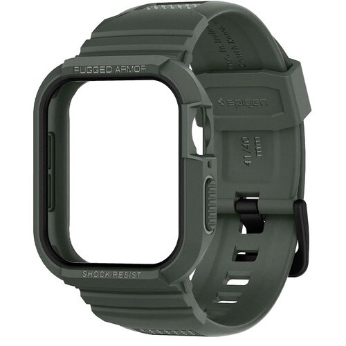 Spigen Apple Watch (41mm) Case + Band Rugged Armor Pro