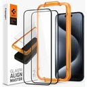 Spigen iPhone 15 Pro Screen Protector Alignmaster Full Cover Black