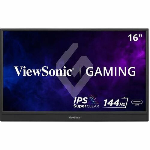 Viewsonic 16'' Portable 1080p 144Hz IPS Gaming Monitor with FreeSync and 60W USB-C