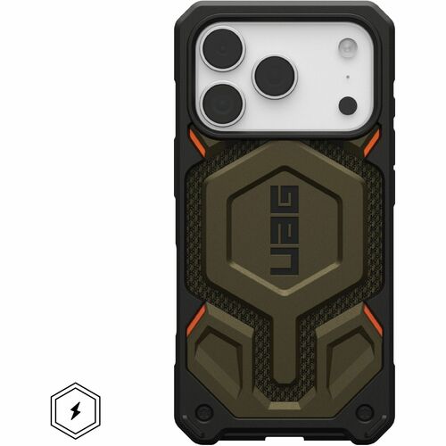 Urban Armor Gear Monarch Pro Kevlar iPhone 17 Pro Case - Kevlar Element Green