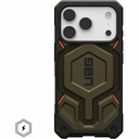Urban Armor Gear Monarch Pro Kevlar iPhone 17 Pro Case - Kevlar Element Green