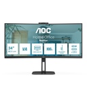 Aoc CU34V5CW/BK 34IN 21:9 3440x1440 VA 20M:1