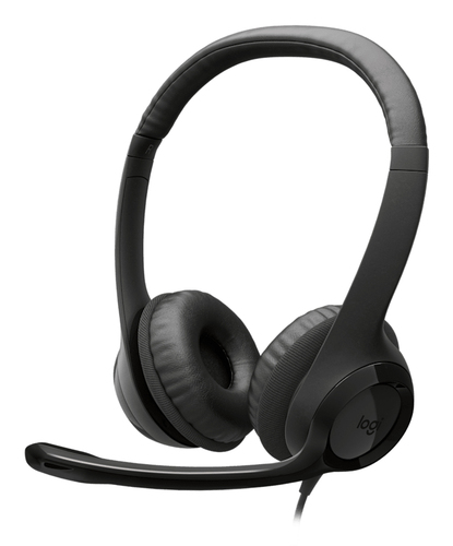 Logitech H390 USB-C Computer Headset MIDNIGHT BLA