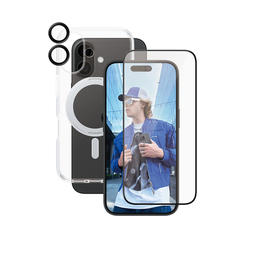 Panzerglass CARE by PG3-in-1 Ceramic iPhone16 6.1