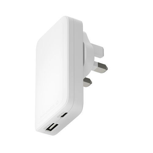 Dbramante1928 Pro UK/US Slim Char USB-C 45W+USB-A 30W