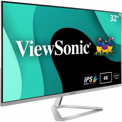 Viewsonic VX3276-4K-mhd - 32" 4K UHD Thin-Bezel Monitor with HDMI, DP, and Mini DP