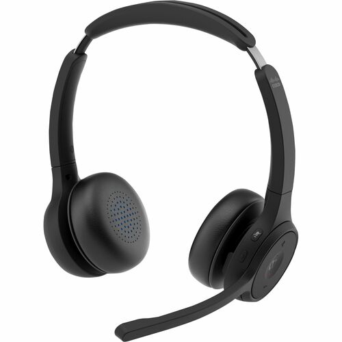 Cisco Dual-Ear, Carbon Black Headset Bundle Certified For Microsoft Teams