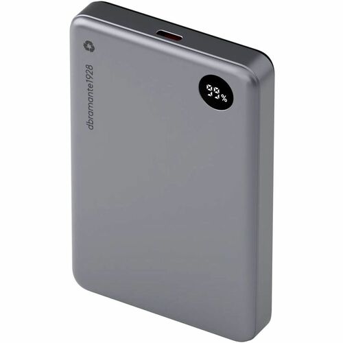 Dbramante1928 Recharge - Power Bank 10K MagSafe LED - Grey