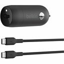 Belkin BoostCharge 30W USB-C Car Charger + USB-C to USB-C cable
