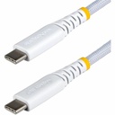 Startech.Com Braided USB-C Cable - White
