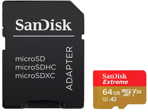 Sandisk Extreme PLUS 64GB microSDXC Card - 64 GB